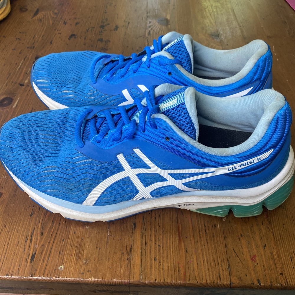 Asics Gel Pulse 11 Running Shoes Women's Sz 10‎ Blue 1012A467 Cushioned Sneakers